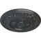 Ekena Millwork Nestor Ceiling Medallion (Fits Canopies up to 5"), Hand-Painted Pewter, 25 7/8"OD x 2 1/4"P CM25NEPES - alternate 3